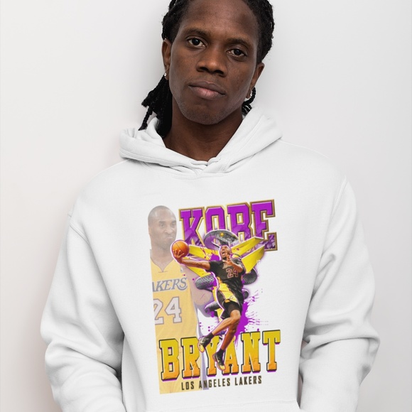 KOBE BRYANT;  BE THE BEST VERSION OF YOURSELF:: UNISEX CUSTOM HOODIE - Picture 6 of 6